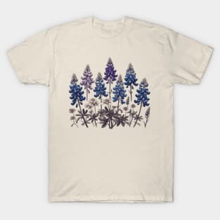 Vintage Bluebonnets Botanical T-Shirt